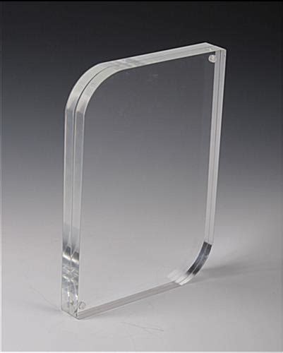 Magnetic Block Frame - 4 x 6 Clear Acrylic