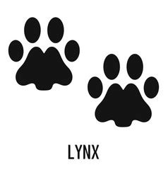 Lynx Paw Print Vector Images (39)