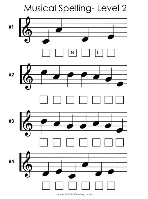 Learning Music Notes Worksheets - Elle Sheets