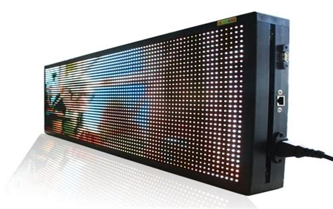 Large LED panel with full color display - 76 cm x 27 cm | Cool Mania