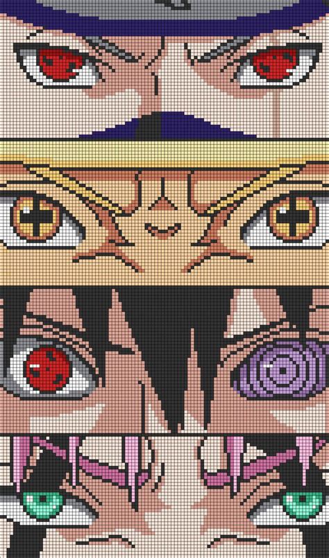 Alpha pattern #101956 | Anime pixel art, Easy pixel art, Pixel art pattern