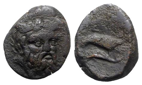 Moesia, Istros, 4th-2nd centuries BC. Æ - River-god / Eagle | Greek Coins