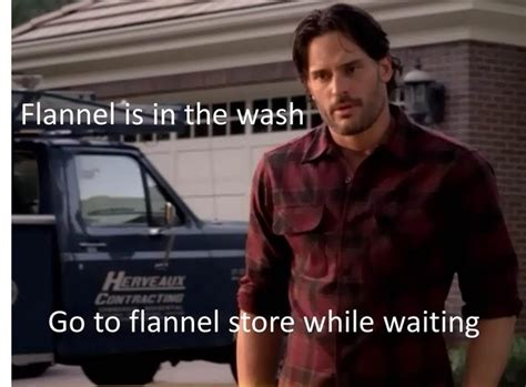 Flannel Fetish Alcide | Know Your Meme