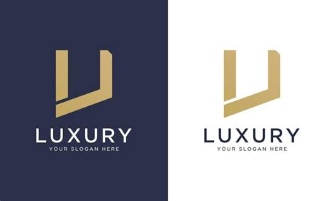 Royal premium letter u logo design vector template in gold color ...