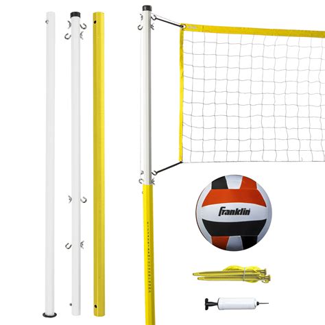 Franklin Sports Volleyball Net Family Set - Includes Cloth Volleyball ...