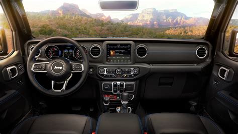 2021 Jeep Wrangler Unlimited Rubicon 4xe 4K Interior Wallpaper | HD Car ...