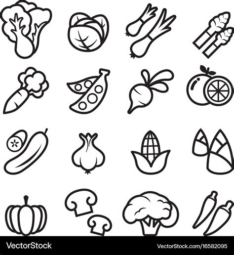 Vegetable icon Royalty Free Vector Image - VectorStock