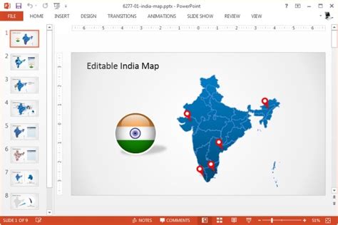 editable-india-map-template-for-powerpoint.jpg - SlideModel