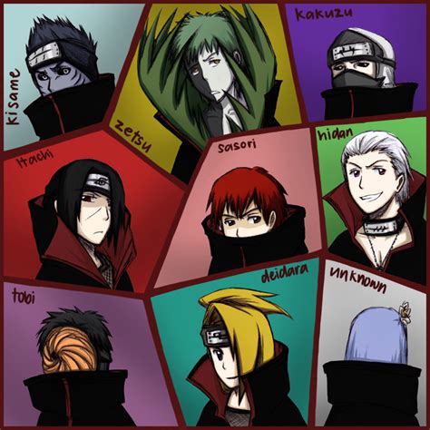 ALL OF AKATSUKI by cherlye on DeviantArt