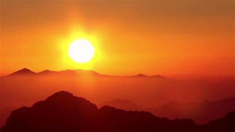 Sunrise On Mount Sinai (moses Mountain) Stock Footage SBV-304821046 ...