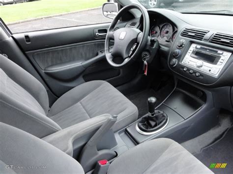 Gray Interior 2005 Honda Civic EX Sedan Photo #70318542 | GTCarLot.com