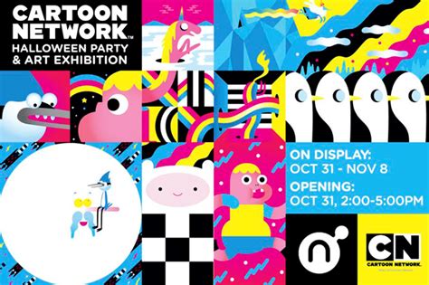 Pin on Cartoon Network Exhibition | Japanese graphic design, Cartoon ...