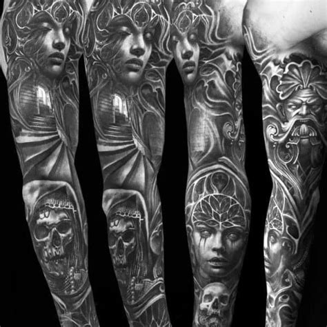 female gothic tattoo sleeve - bestacousticbeginnerguitars