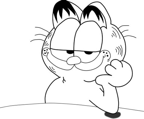 Garfield [Black and white] by PaoARdgz on DeviantArt