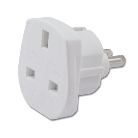 UK to US/Australian Adapter Travel Plug, White - from LINDY UK