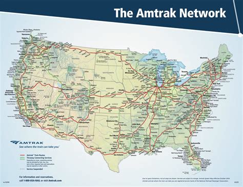 Amtrak Routes Map 2024 - Bobbe Chloris