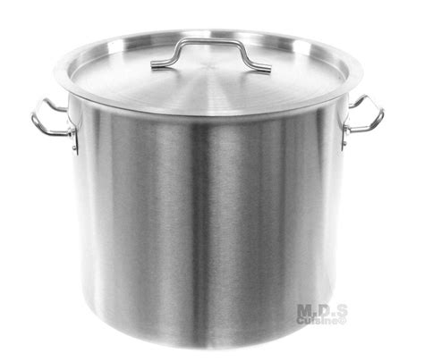 Stock-Pot 20 Qt Stainless Steel Commercial Heavy Duty Kitchen Restaura ...