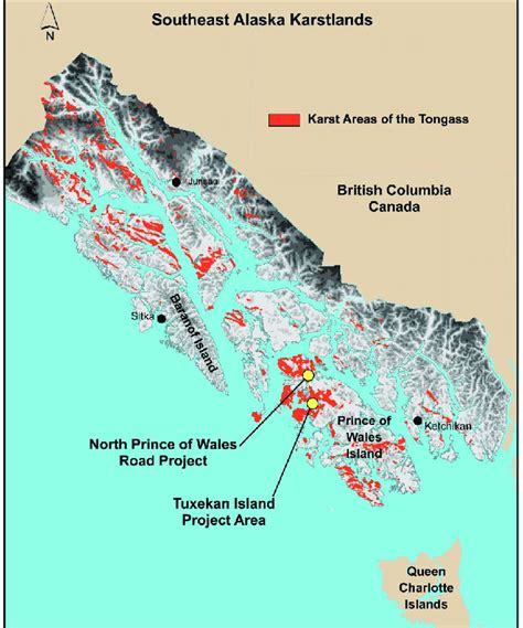 Prince Of Wales Island Alaska Map