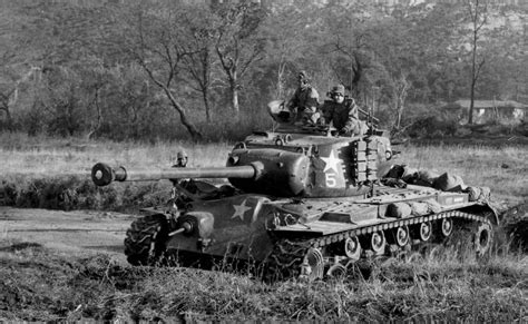 A M26 Pershing on the Korean Hinterland in Hamhung, November 1950. : r ...