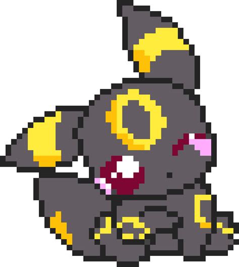 Pixilart - Umbreon Pixel Art by Arttigerx