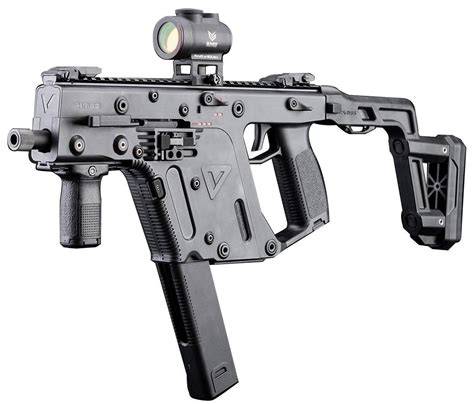 Krytac KRISS Vector Gas Blowback SMG Airsoft Rifle, Black | Airsoft Station