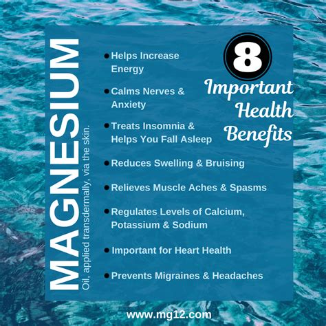 8 Important Health Benefits of Magnesium