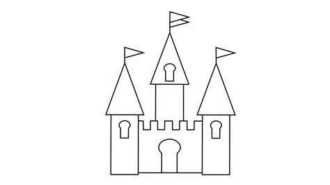 How to Draw a Castle in 5 Easy Steps (for Kids) - VerbNow