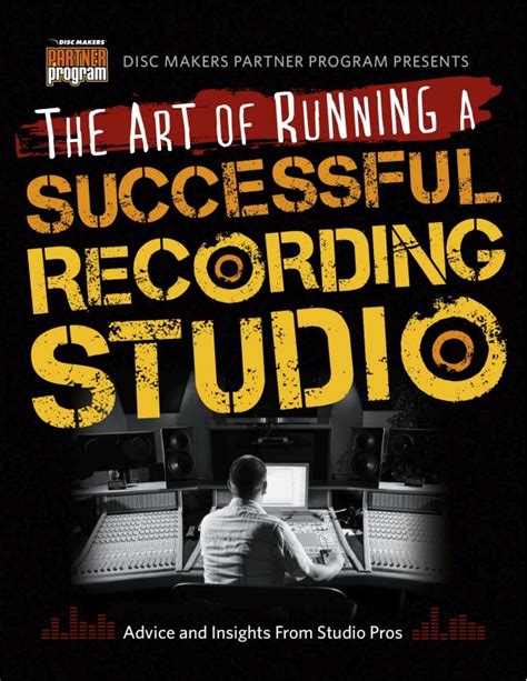 How To Run A Successful Recording Studio | Recording Studio Tips - Disc ...