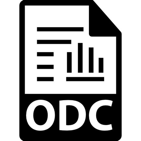 Free Icon | Odc file format symbol