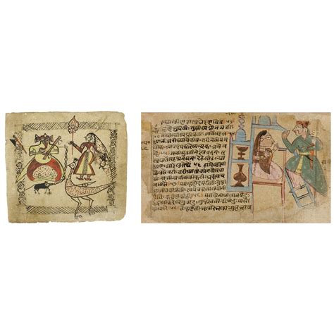 (#40) Two early Marwar illustrations, 16th-17th centuries