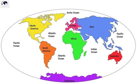 Labeled World Map with Continents and Countries - Blank World Map ...