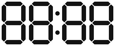 Digital Clock Vector - 10003 - TransparentPNG