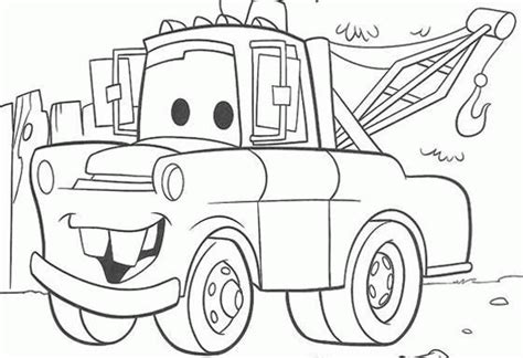 Cars Pixar Coloring Pages Tow Mater Free Printable Coloring Pages ...