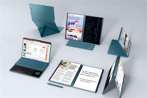 CES 2023: Laptop screens too small? Lenovo launches Yoga Book with 2 of ...