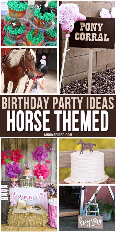 Horse Themed Birthday Party Ideas | Ann Inspired