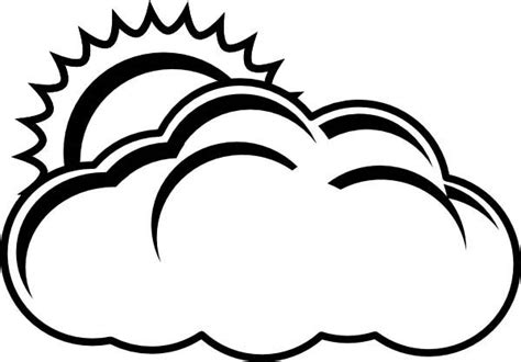 Sun And Clouds Drawing at GetDrawings | Free download