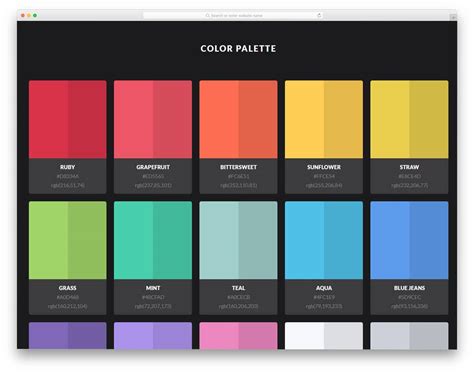 30 Flamboyant Color Palette CSS Designs For Pros And Casual Users