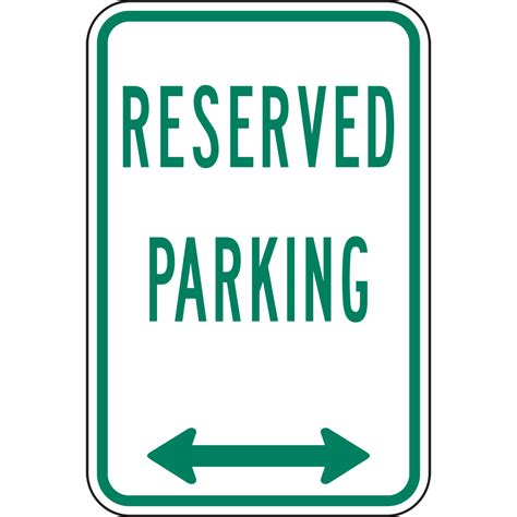 Parking Sign Template - ClipArt Best