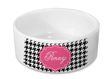 Personalized Dog Bowl Ceramic Pet Bowl Monogram Dog Bowl