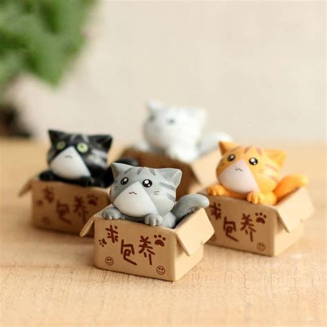 4PCS lovely small cat Kids Toys Baby Dolls Toy Mini Doll For Girls Free ...