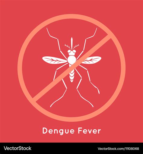 Dengue fever poster Royalty Free Vector Image - VectorStock