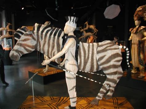 LION KING ZEBRA-Julie Taymor | Lion king costume, Lion king musical ...