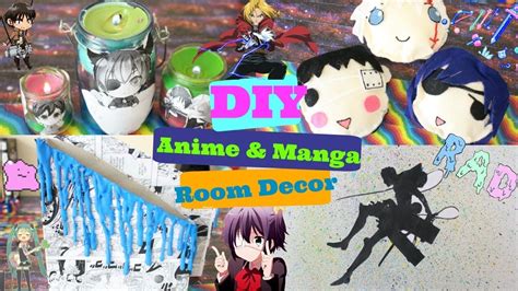 DIY Anime & Manga Room Decor|How To Make Anime & Manga Room Decor - YouTube