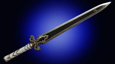 3D model Weapon fantasy anime longsword sword VR / AR / low-poly | CGTrader