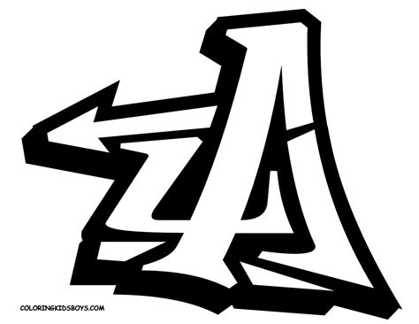 Best Graffiti World: Graffiti Letter A Sketches Design