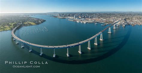 Aerial Panorama of the San Diego Coronado Bay Bridge – Natural History ...