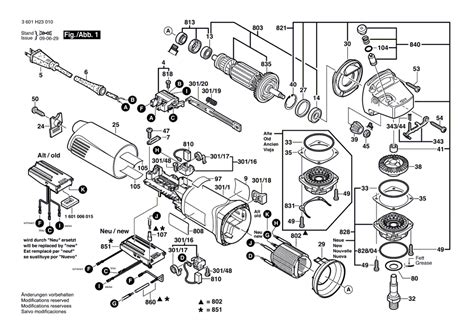 Buy Bosch 1803EVS Angle 5 Inch with Variable Speeds Replacement Tool ...