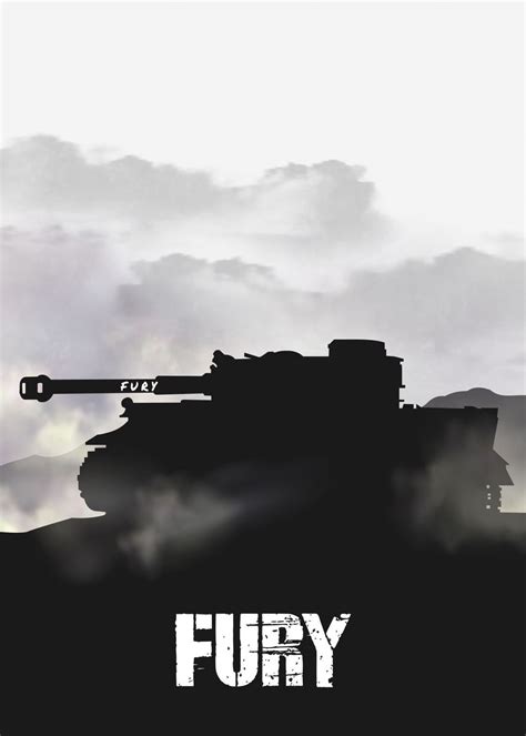 'Fury Tank' Poster, picture, metal print, paint by Kurizura Art | Displate