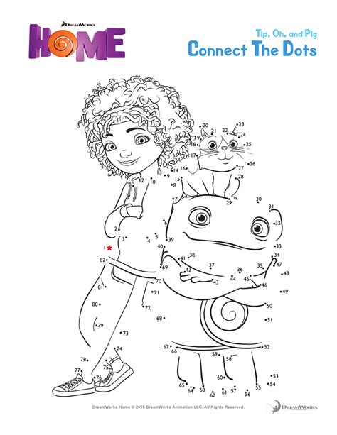 DreamWorks HOME Printables and Coloring Pages