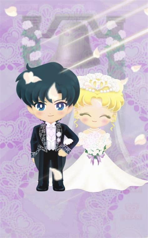 My Blog About Anime and Kawaii Things.... - USAGI & MAMORU WEDDING ...